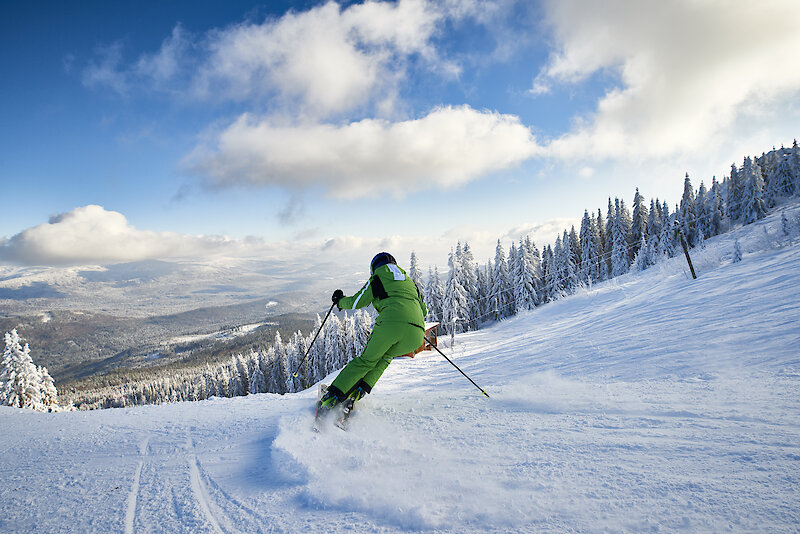 Skifahren im Bayerischen Wald